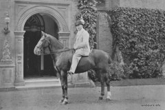 Mr Humphrey in front of Lambourn Place