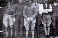 Jack Hunter and Derby with colleagues