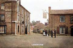 Lambourn-The-George-and-the-Red-Lion-Colorized