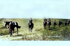 On-Lambourn-Downs-1915-Colorized