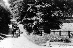 String along Upper Lambourn Road (possibly Charlie Pratt's string from Uplands)