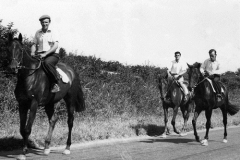 Clues on back of photo Upton Grove and Tiger Tees1951