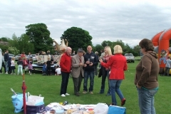 Jubilee Picnic Day June 4th 2012.  George Bodman with some of his 'fans'