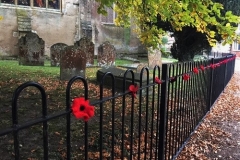 Poppies made by Lambourn Craft Club