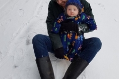 Isaac and Daddy!  - photo Lauren Whitehead