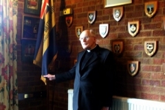 Bill Stewart at the British Legion Standard Dedication 2012