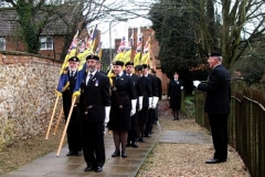 British Legion Standard Dedication 2012