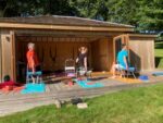 Summer yoga at Sheepdrove
